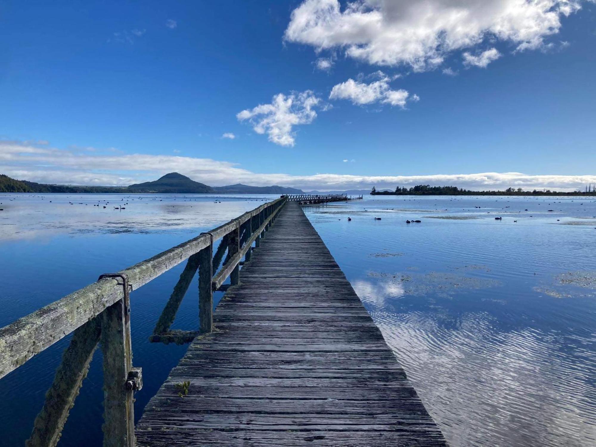 Whare&Geothermal Pool By Lake Taupo Turangi Kültér fotó